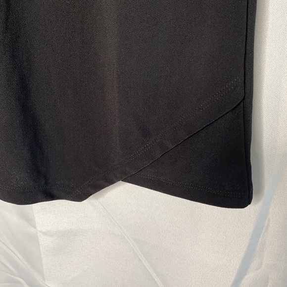 INC Short-Sleeve Asymmetric Illusion Top - Picture 4 of 8